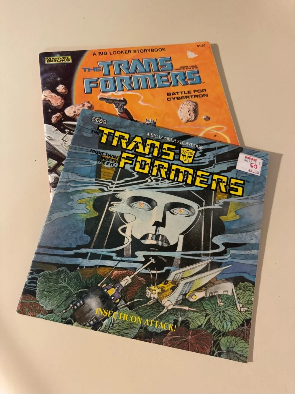 10 Transformers Vintage Storybooks